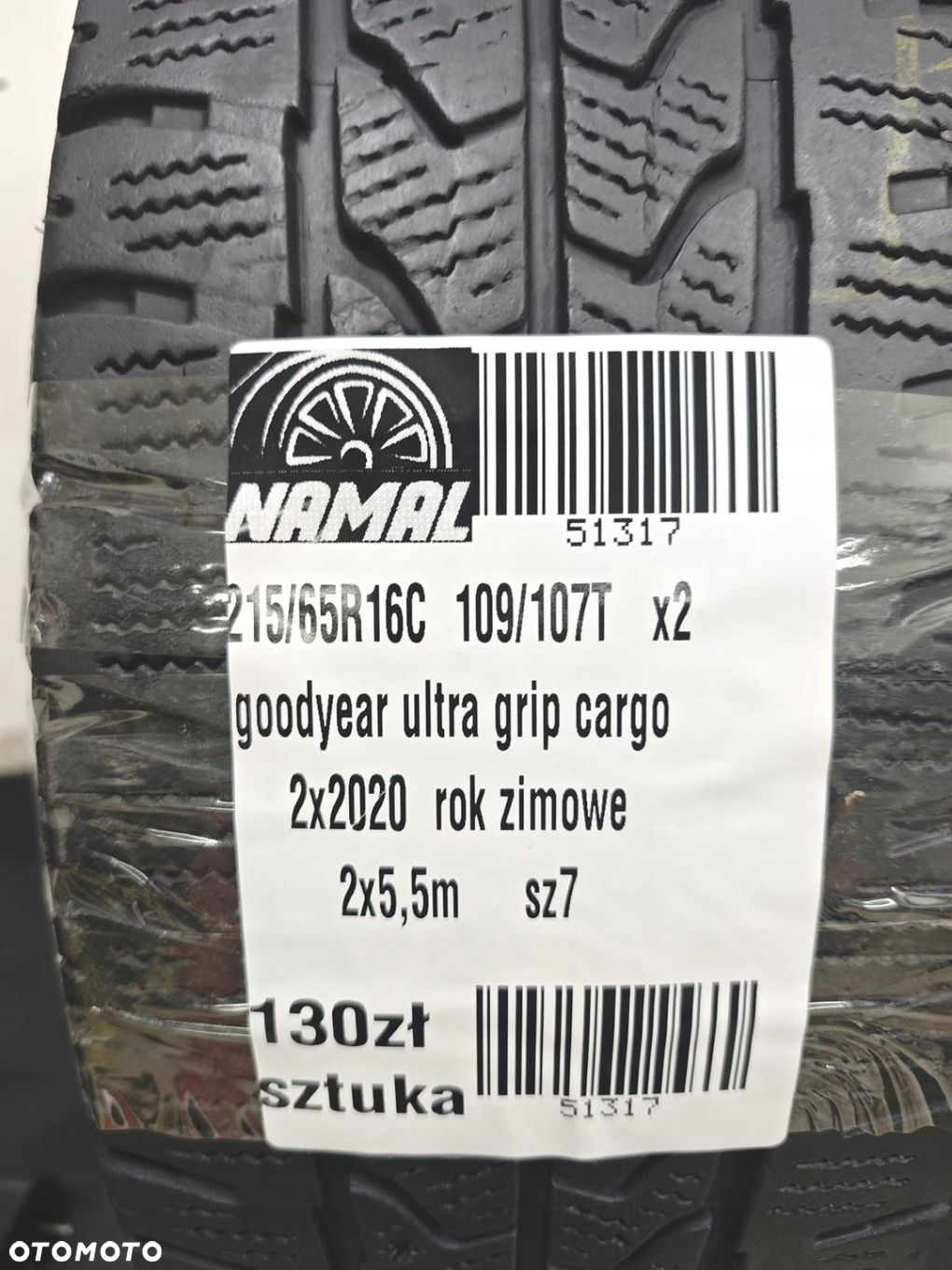 215/65r16c goodyear 2020 opony zimowe 5,5mm 51317 - 9