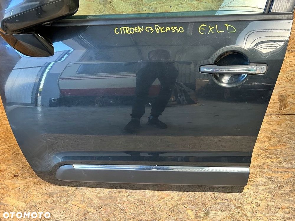 Drzwi PRZEDNIE LEWE lewy przód CITROEN C3 PICASSO Kod lakieru: EXLD - 3