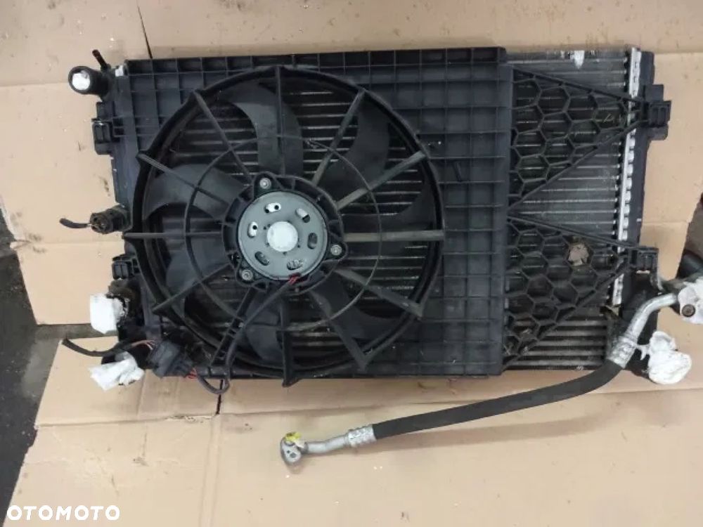 VW POLO 6R 1.6 TDI KOMPLET CHŁODNIC - 2