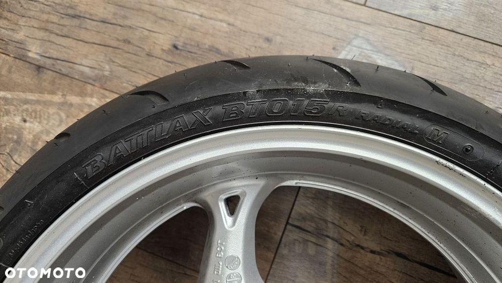 Felga koło tył Suzuki GSX 1300 R Hayabusa 2008 + opona Bridgestone 190/50ZR17 - 5