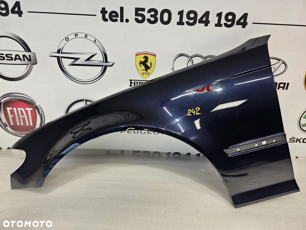 BMW E46 LIFT 01-05 BARDZO ŁADNY LEWY BŁOTNIK PRZEDNI PRZÓD BEZ RDZY KOLOR GRANATOWY METALIK NR AUKCJI BŁ242 - 1
