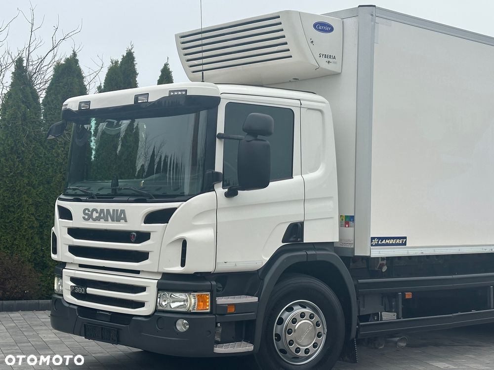 Scania / P360 / 6X2 / CHŁODNIA 7,7 m / Carrier / WINDA / - 11