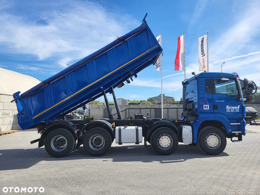 MAN TGS 35.440 | 3 stronny Meiller Kipper + Hydroburta - Wywrotka - Stan b.dobry - 14