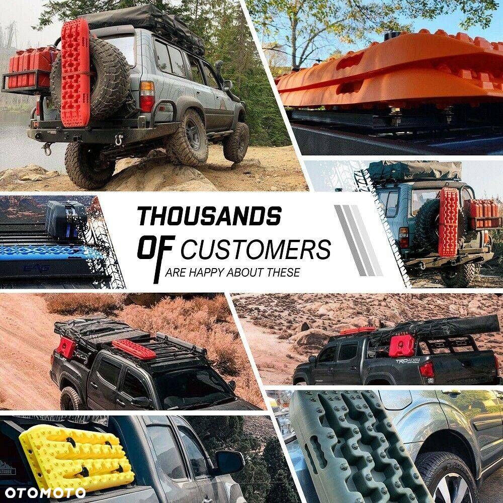 Trapy piaskowe pod koła 2szt. X-Bull błotne śniegowe 4x4 Offroad niebieskie 4wd terenowe z torbą - 3