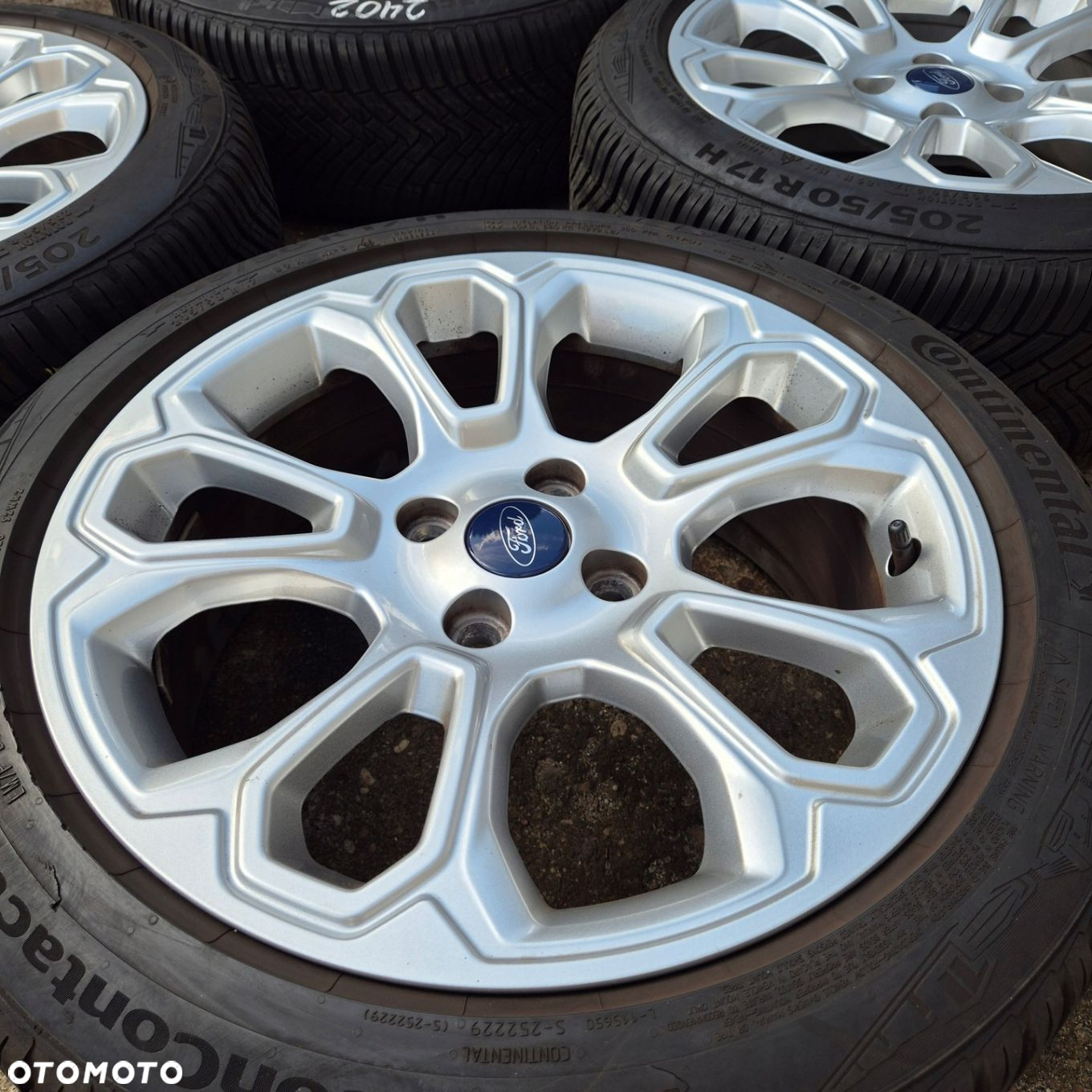 CAŁOROCZNE KOŁA 17 ORYGINAŁ FORD ECOSPORT ST 205/50 R17 4x108 CZUJNIKI - 7