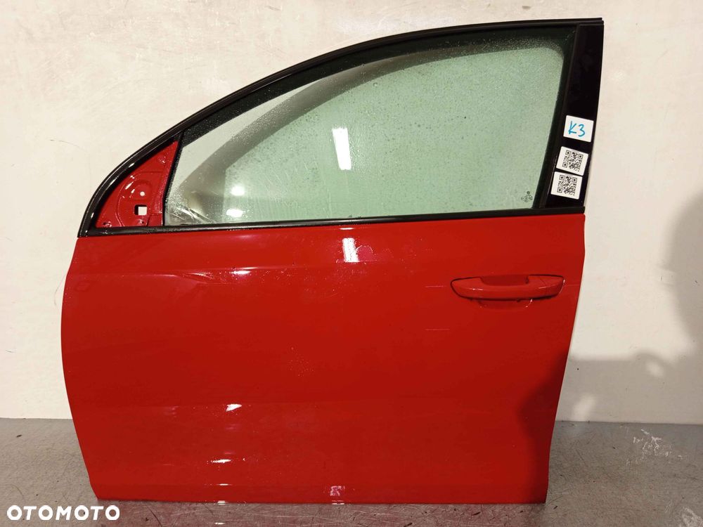 + DRZWI PRZÓD PRZEDNIE LEWE DO VOLKSWAGEN VW GOLF VI 6 LY3D CZERWONE 5D 5 DRZWI HB