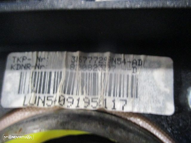 Kit Airbags 8201002828  306777299N 8200823307D  8200785067 DACIA SANDERO 2009 1.4I 75CV 5P VERMELHO SEM TABLIER - 11