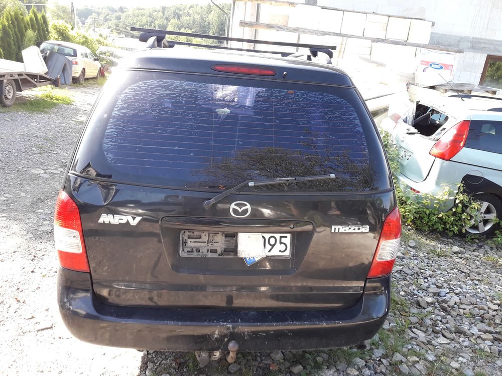 Mazda mpv 99-06  SZYBA DRZWI ZAMEK   hak hOLOWNICZY - 2