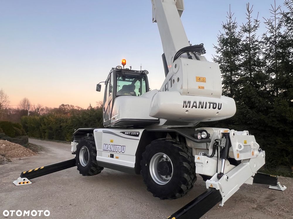 Manitou 2150 Mrt MANITOU ŁADOWARKA TELESKOPOWA Roto  widły kosz PILOT do sterowania  2016/17 1840 2540 2550 kolor od nowości biały Mercedes silnik - 9