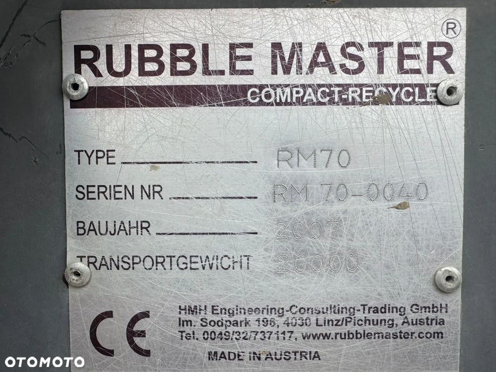 Inny RUBBLE MASTER RM70 - 9