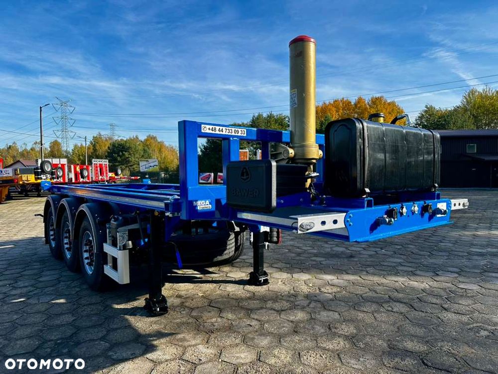 Inny MEGA TRAILERS - naczepa do przewozu kontenerów z wywrotem! z własną hydrauliką wywrotu! - 21