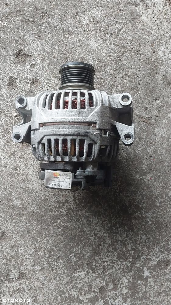 BOSCH 0 986 045 380 ALTERNATOR REGENEROWANY SG12B062 12V DO MERCEDES BENZ C CLASS 1.8L 2003-2005 0124515088 0986045380 2711540202 2711540802 - 1