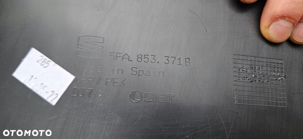 cupra formentor vz tapicerka osłona progu lewa 5fa853371b - 5