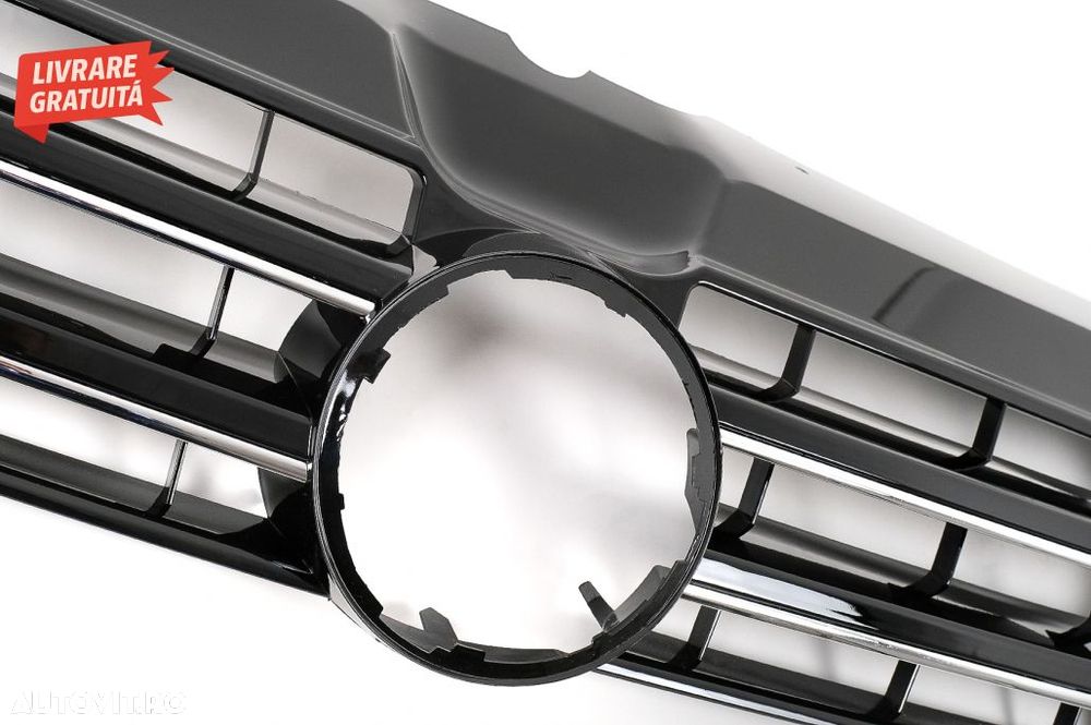 Prelungire Bara Fata cu Grila Centrala fara emblema si Lumini de zi LED DRL VW Tra- livrare gratuita - 9