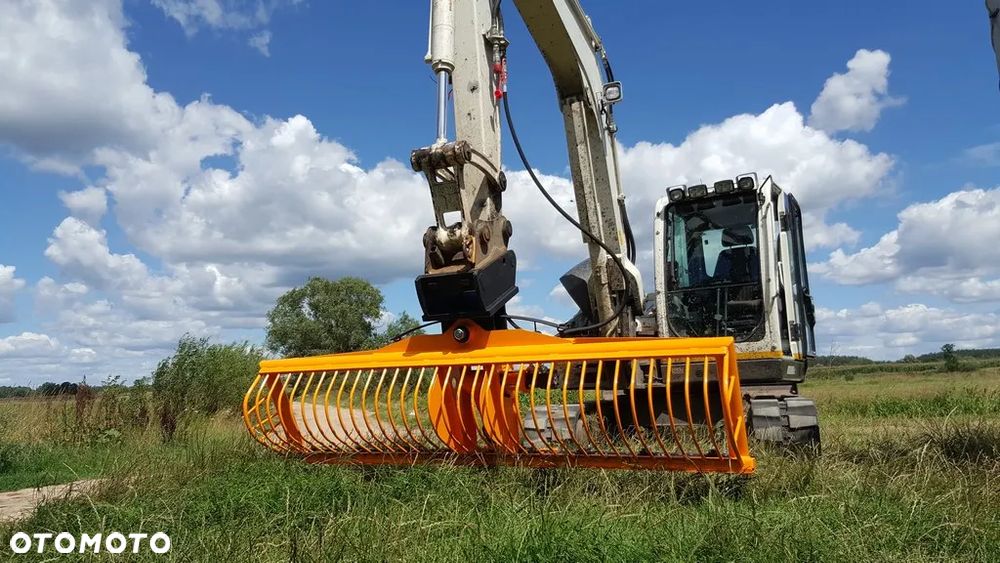 Łyżka kosząca Landreus 2m do minikoparki - 1