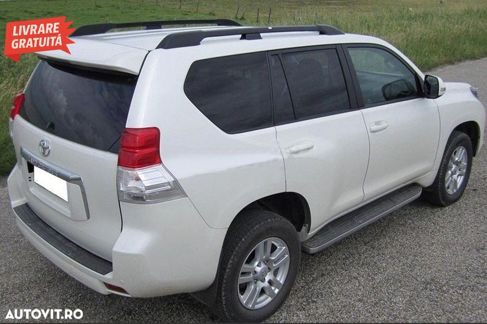 Bare Verticale Toyota Land Cruiser Prado J150 (2009+) Negru Mat- livrare gratuita - 10