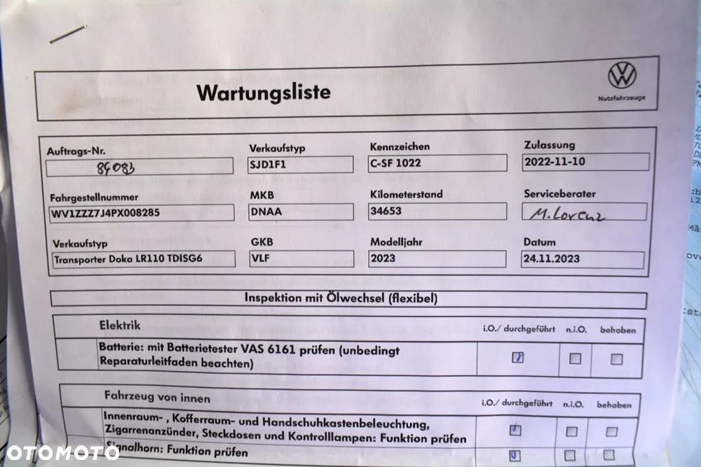 Volkswagen NOWY MODEL Skrzyniowy doka brygadówka paka KLIMA - 32