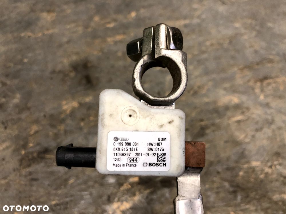 AUDI A4 B8 A5 8T KLEMA MINUSOWA PIROTECHNICZNA PRZEWÓD MASOWY 8K0915181E - 2