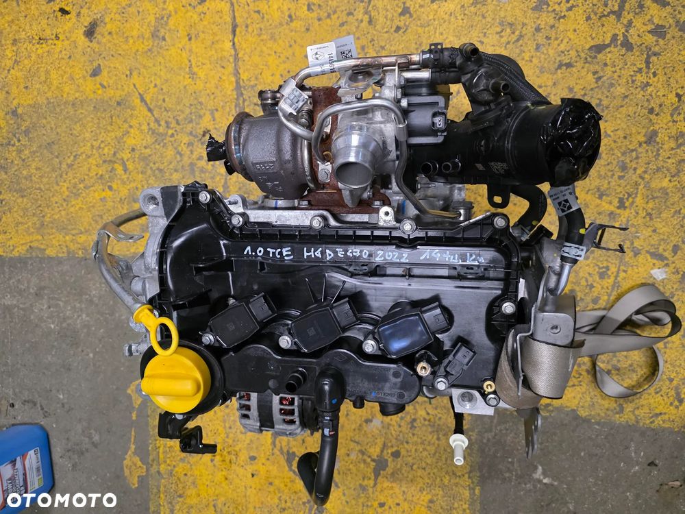 Silnik 1.0 TCE H4D E470 RENAULT CLIO V CAPTUR DACIA 2022 14 tys. km komplet - 6