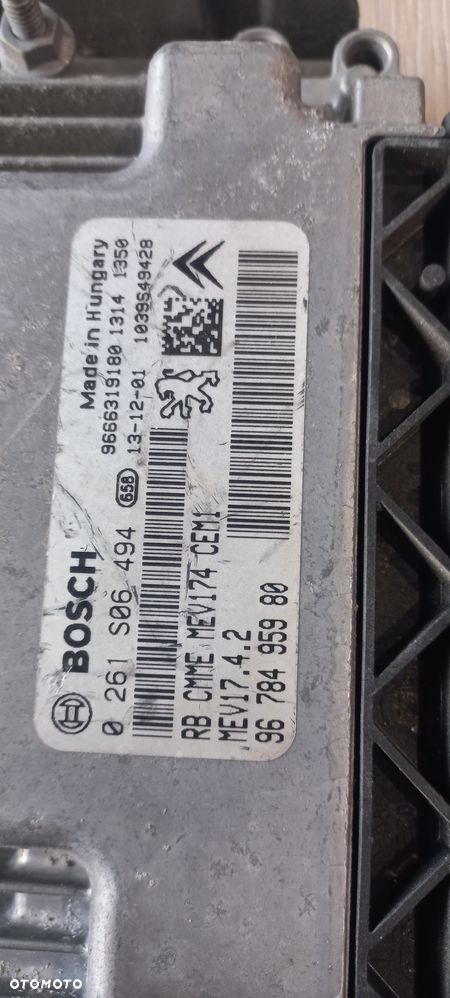 Citroen C3 Picasso 1.4 VTI 13r komputer bsi zestaw startowy kpl - 2