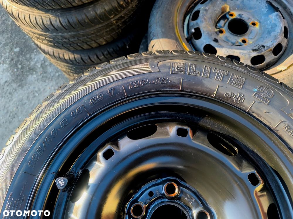 5x100 Felgi Stalowe Stal 14 Koła Letnie Lato SKODA FABIA PRAKTIK ROOMSTER RAPID SEAT IBIZA CORDOBA TOLEDO IV 4 VW FOX POLO Legnica ALU-RAD 185/60 7,5mm - 5