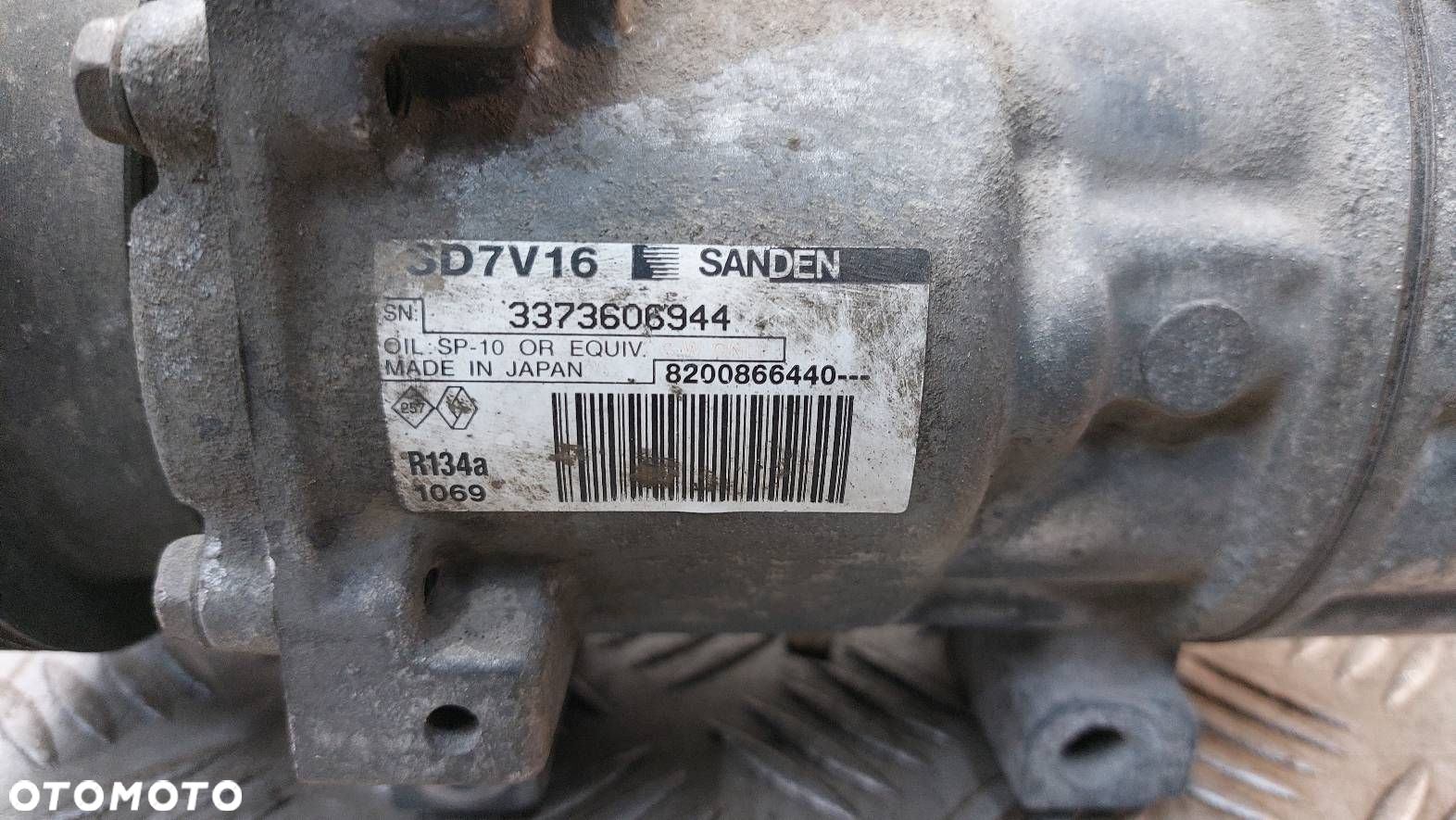 SPRĘŻARKA KOMPRESOR KLIMATYZACJI  DACIA LOGAN MCV I 1.5 DCI 8200866440 - 5
