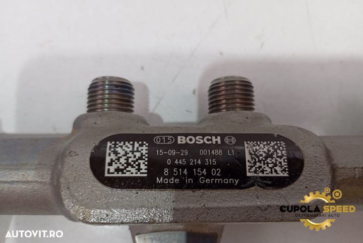 Rampa injectoare 2.0D B47 0445214315 851415402 BMW Seria 5 F10 [facel - 2