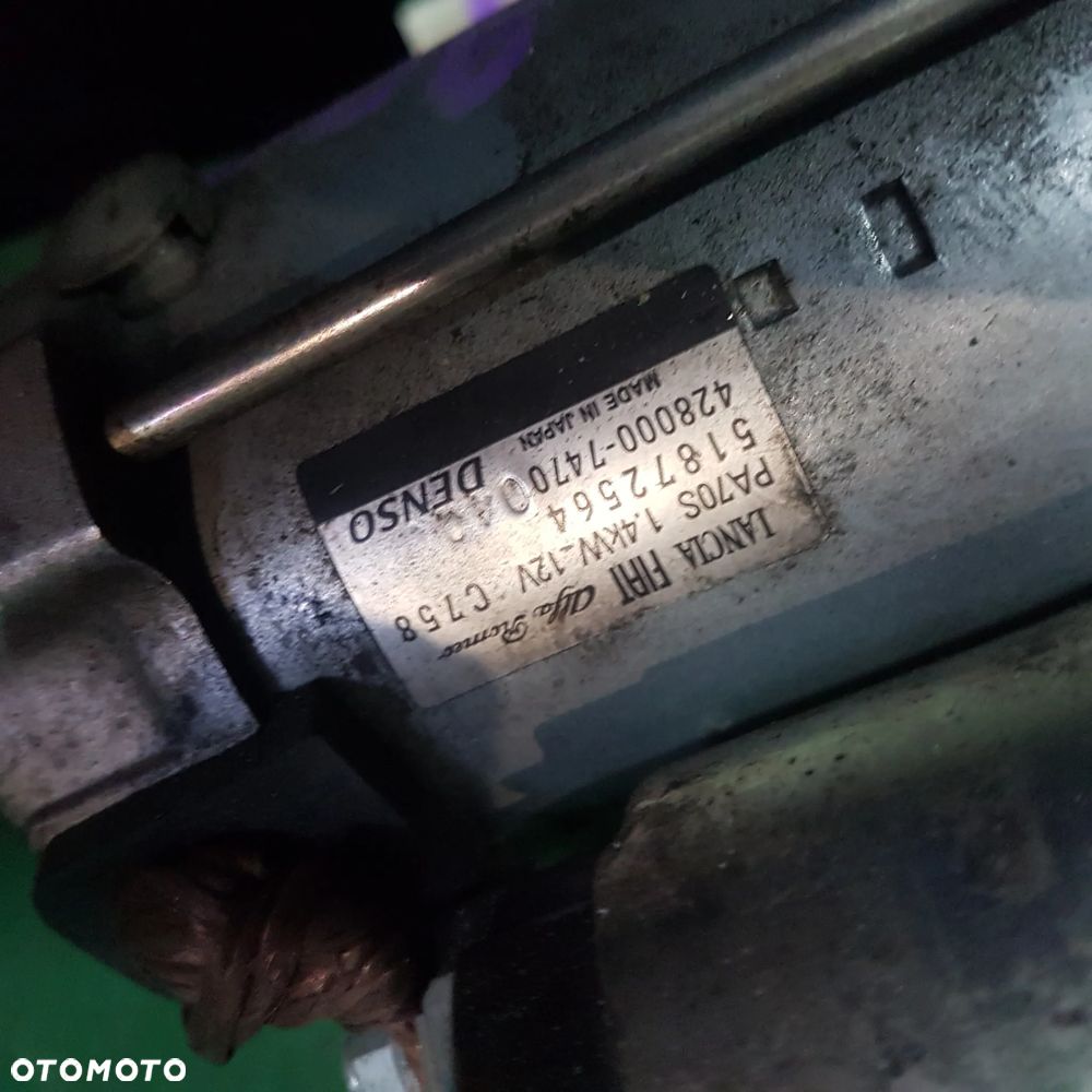 rozrusznik alternator koło zamachowe pompa vacum FIAT 500 PUNTO PANDA Lancia Ypsilon SILNIK 900 0.9 TwinAir twin air TURBO 312A2000 jak nowe - 26
