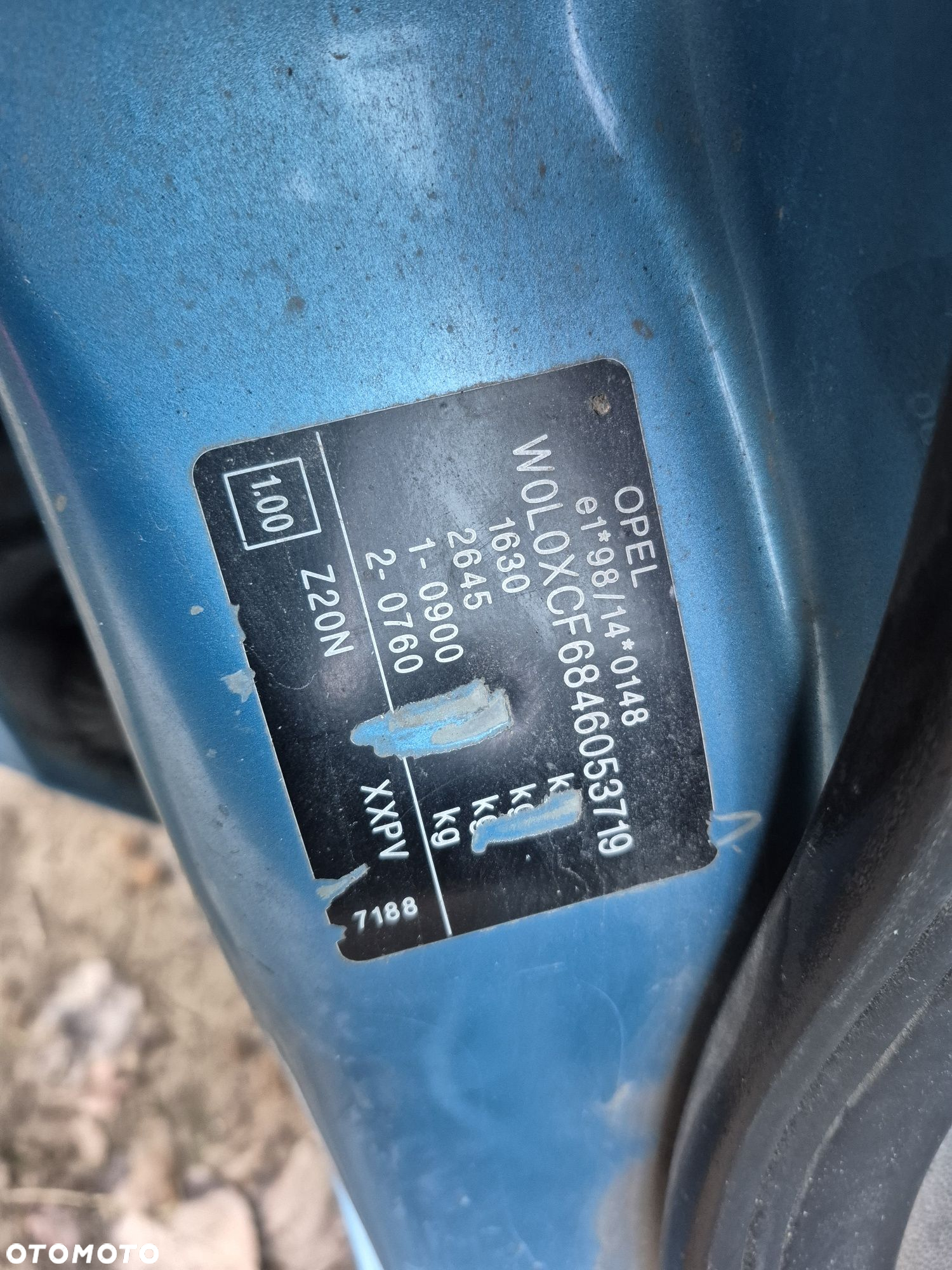 Części opel corsa c silnik 1.7 cdti Z17DTH skrzynia f23 kolor z20n - 6