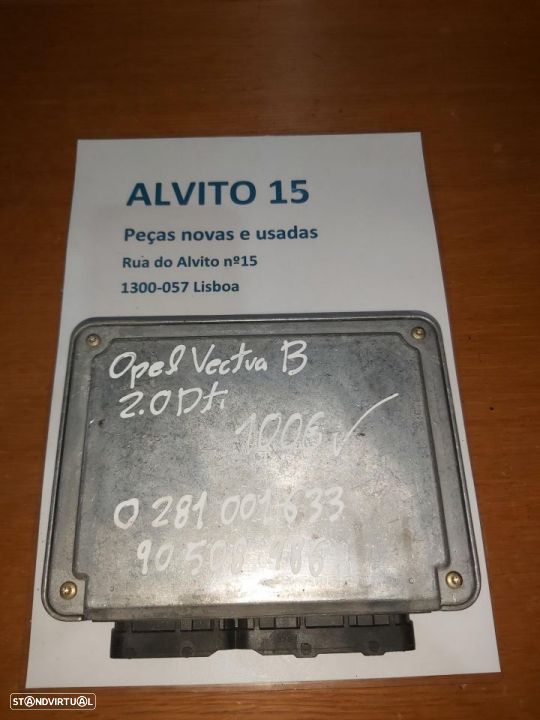 Centralina motor Opel Vectra B 2.0Dti 16v  Ref: 0 281 001 633   90 508 986 - 2