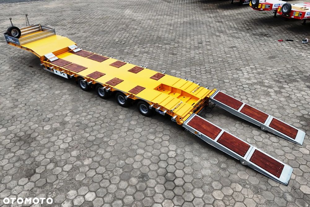 Inny 4 OSIOWA NACZEPA NISKOPODWOZIOWA - ZAGŁĘBIENIE NA ŁYŻKĘ KOPARKI - NAJAZDY HYDRAULICZNE - 13