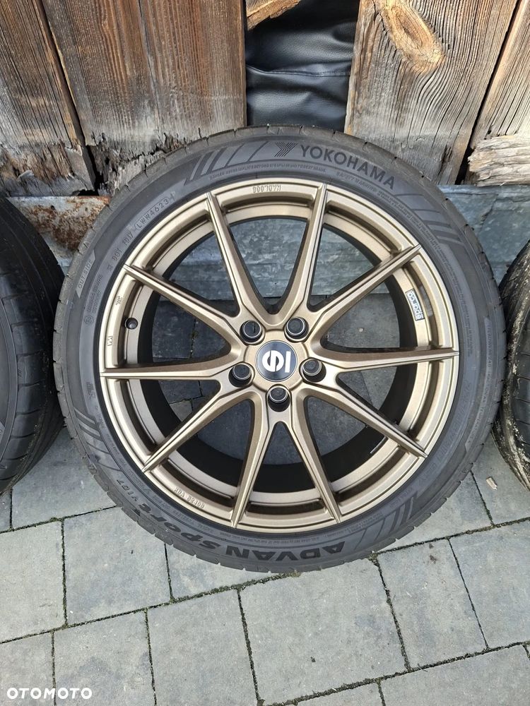 FELGI SPARCO DRS 5x112 8x18 ET35 Rally Bronze SUBARU 09/23r Opony YOKOHAMA - 10