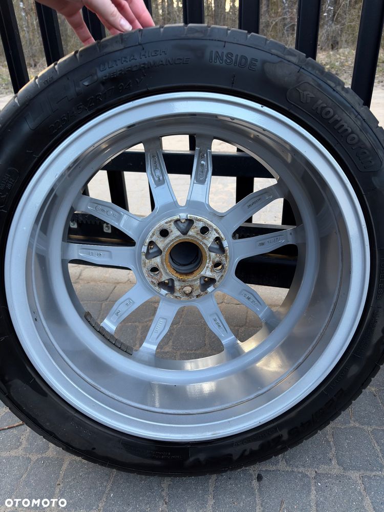 Felgi Rial X12 17” 5x112 + opony 225/45 – 2 sezony, powłoka, bdb - 7