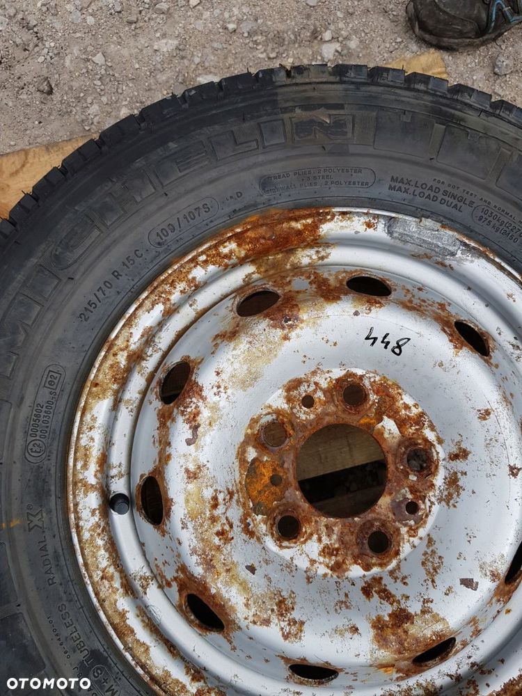 koło zapasowe felga fiat ducato peugeot boxer 6.0j x 15' 5x118 et 68 - 5