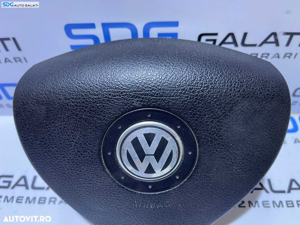 Airbag Volan 3 Spite cu 2 Mufe Volkswagen Passat B6 2005 - 2010 Cod 3C0880201AG - 2