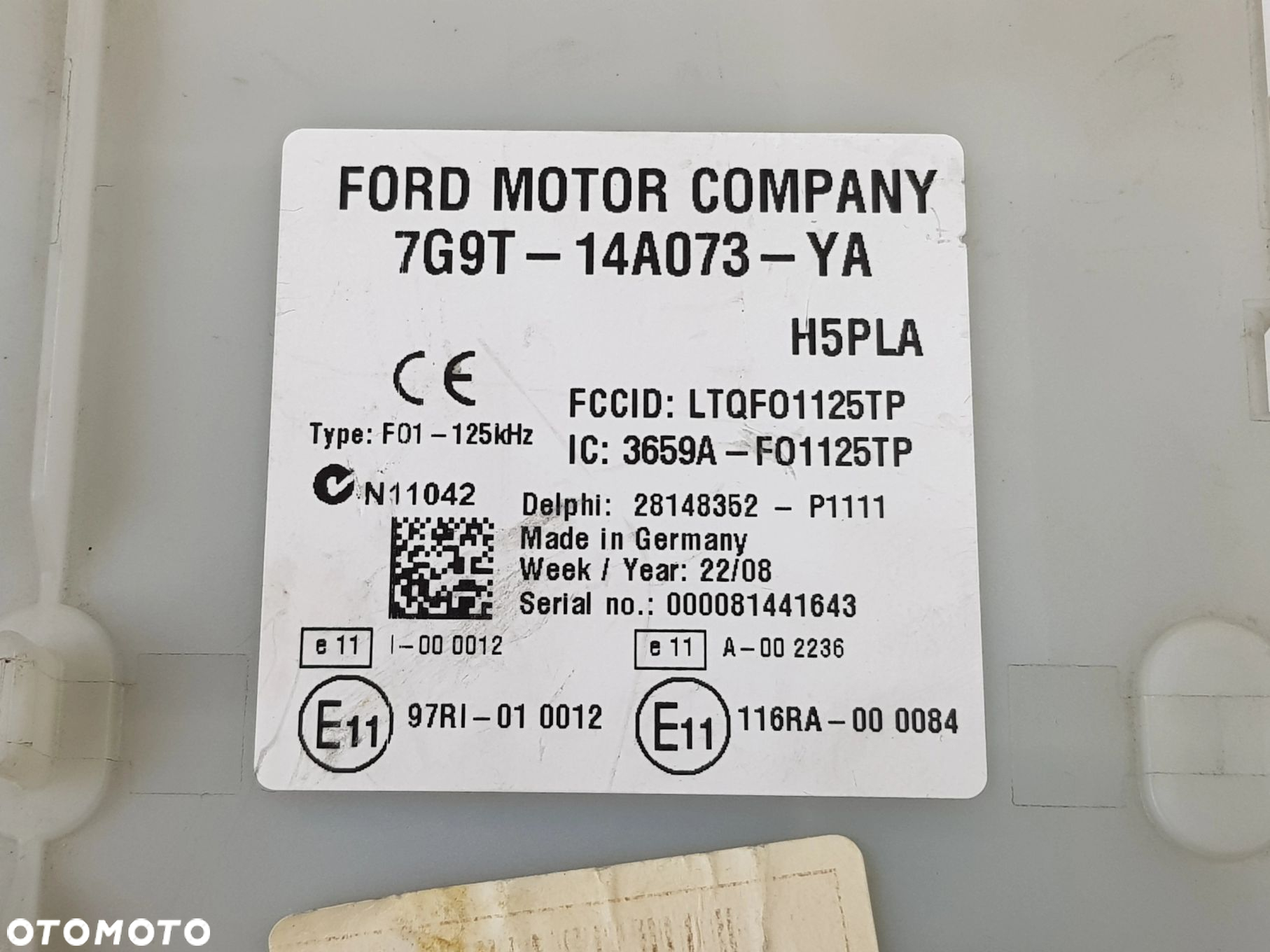 Sterownik Moduł komfortu Ford Mondeo MK4 S-Max 7G9T-14A073-YA - 9