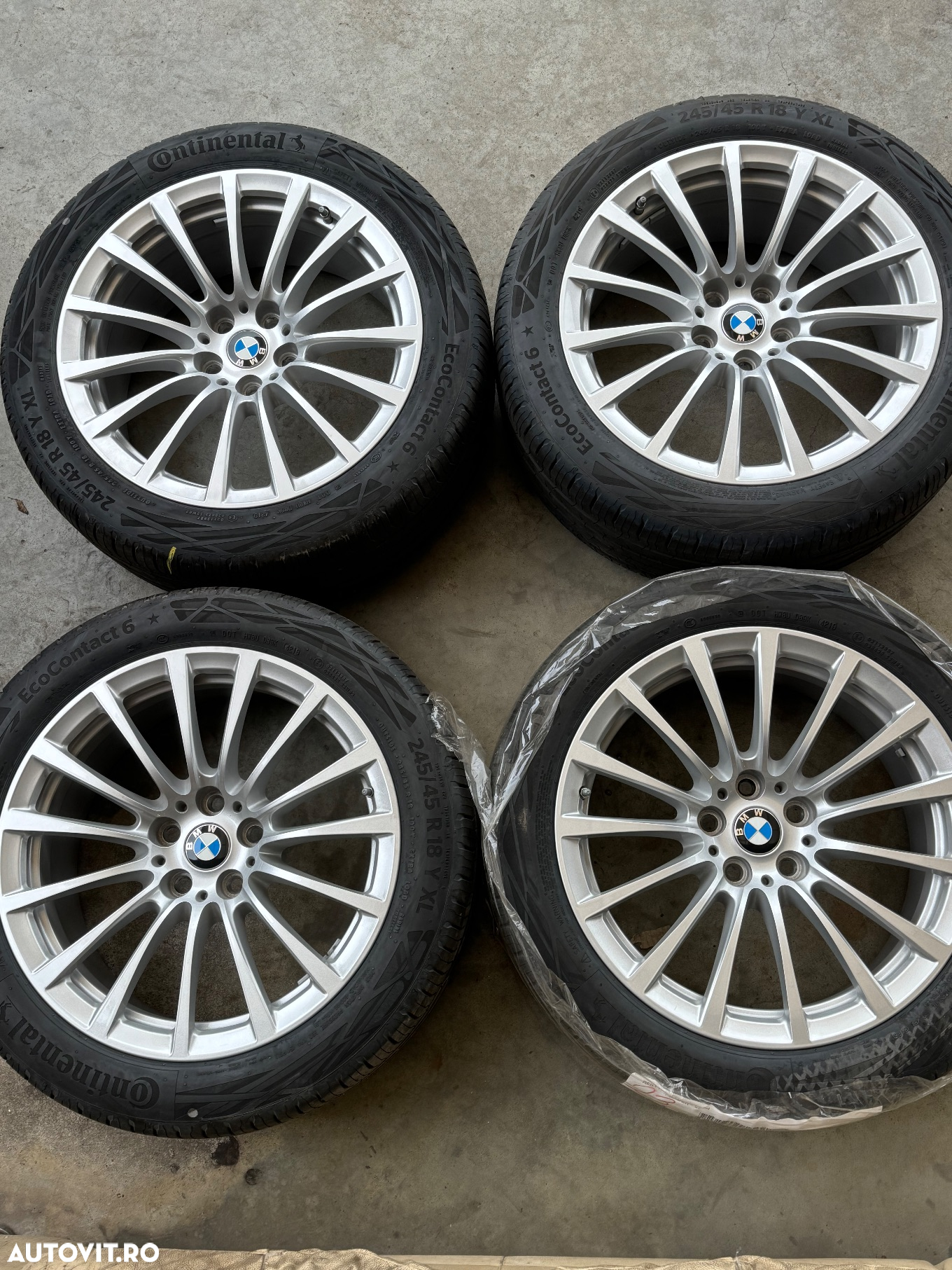 Vând jante originale BMW G30 seria 5 cu anvelope de vară noi - 2