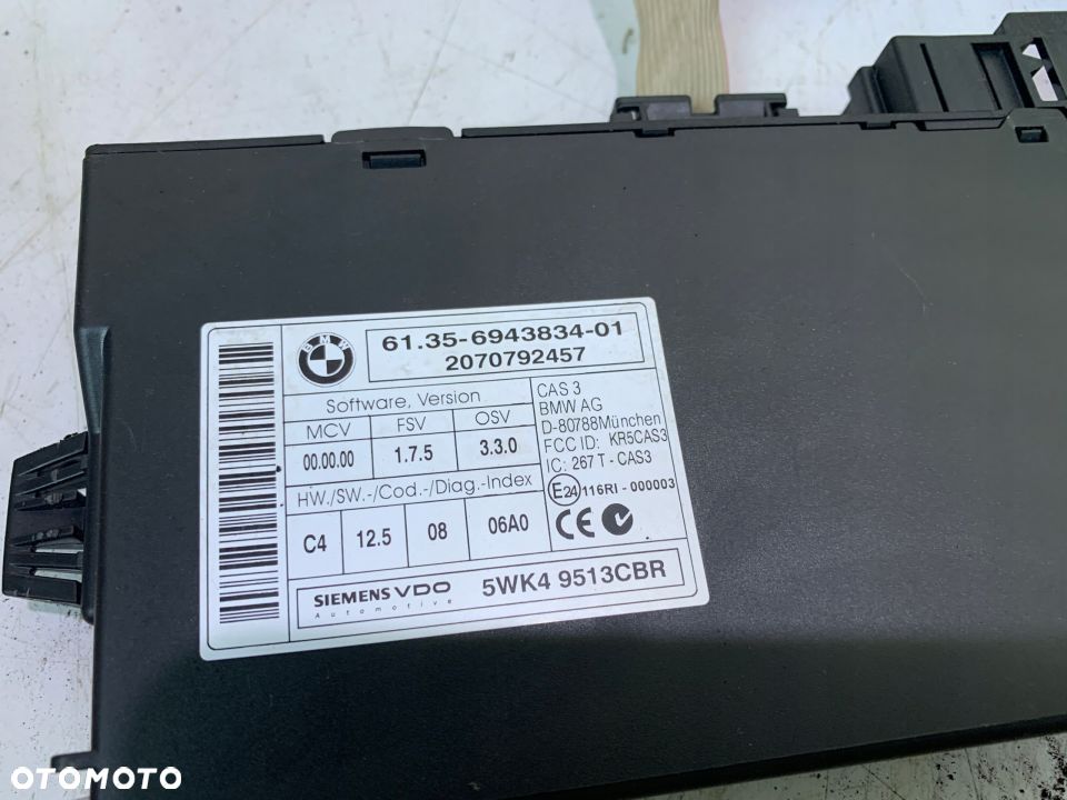 ZESTAW DO ODPALENIA 7577068 CAS BMW E90 325i N52N - 2