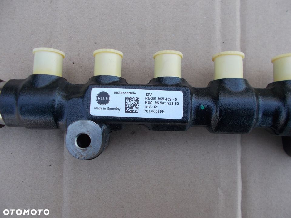 LISTWA WTRYSKOWA 1.4 1.6 DISEL FORD 9654592680 MAZDA Y603-13-GCO - 4