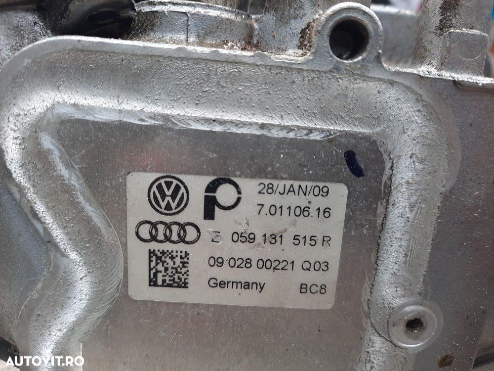 Racitor gaze EGR Audi/VW motor 2,7/3,0 tdi euro 5 cod 059 131 515 R - 5