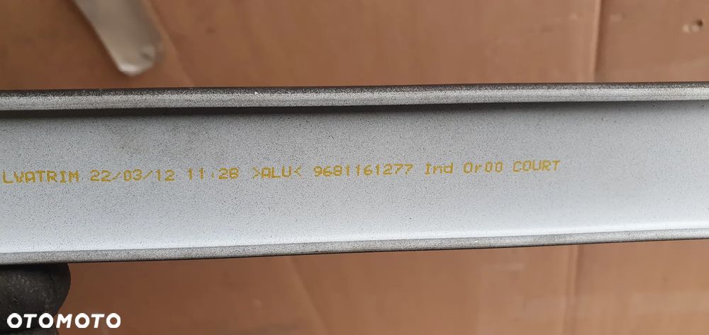 Listwa dachu dachowa lewa Citroen C5 III Kombi 9681161277 - 4