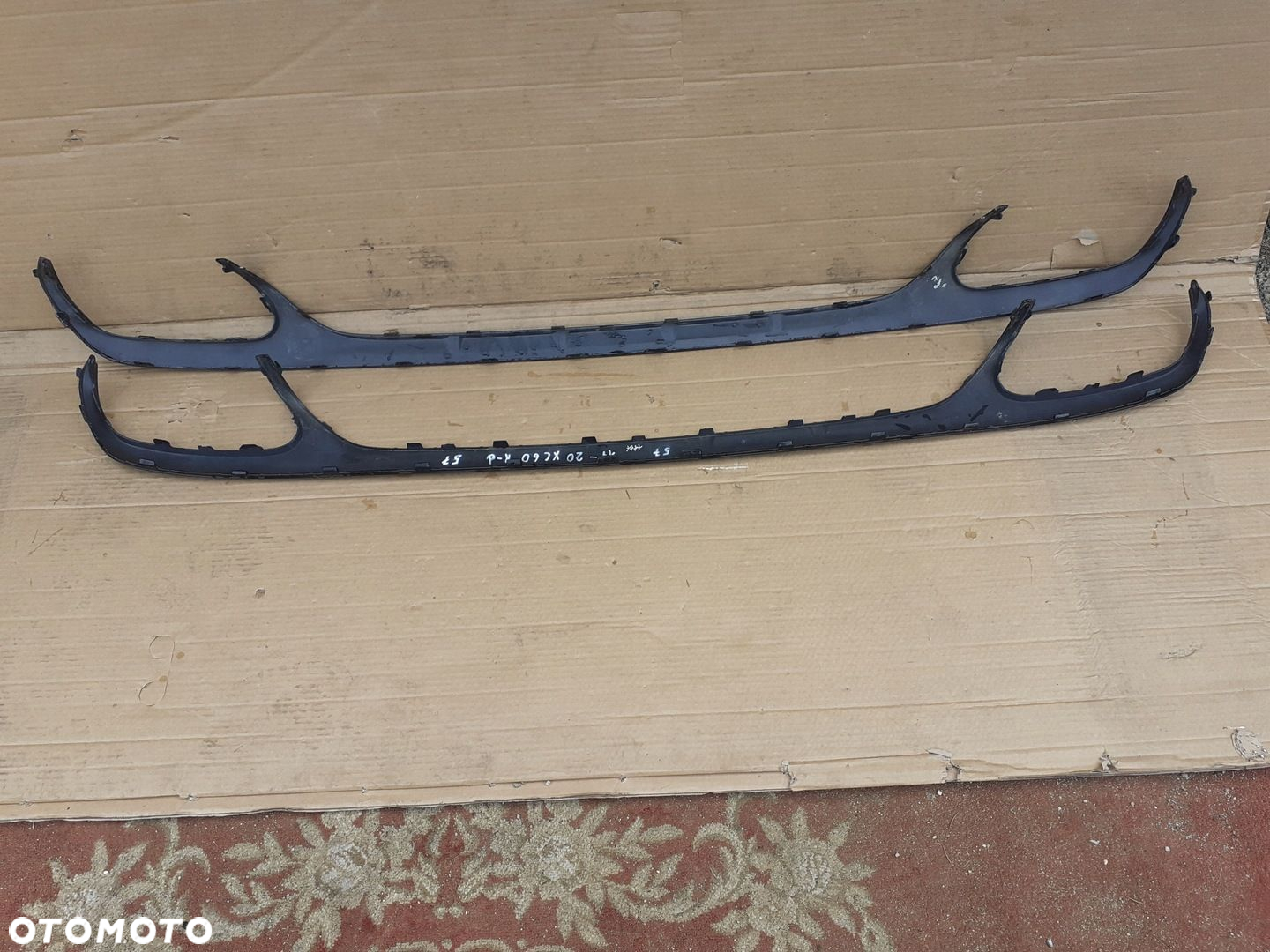 VOLVO XC60 II Spoiler zderzaka tył 17-21 r31449268 - 4