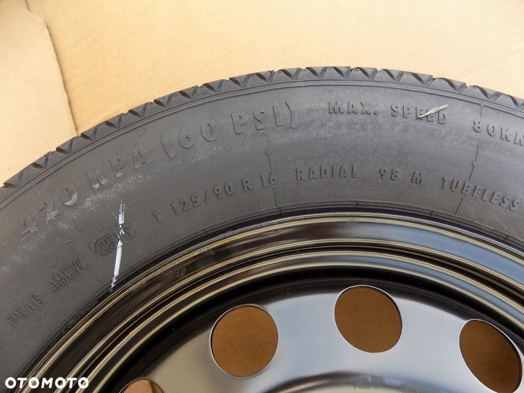 DW JETTA 6 KOŁO DOJAZDOWE 5C0601027C 125/90R16 - 2