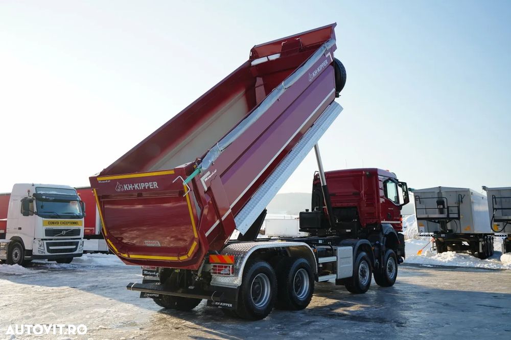 MAN TGS 41.480 / 8X8 / ​​BASCULATOR / AUTOMAT / NOU-NOUȚ / ECHIPAMENTE BOGATE / DISPONIBIL IMEDIAT / AUR METALIC / - 5