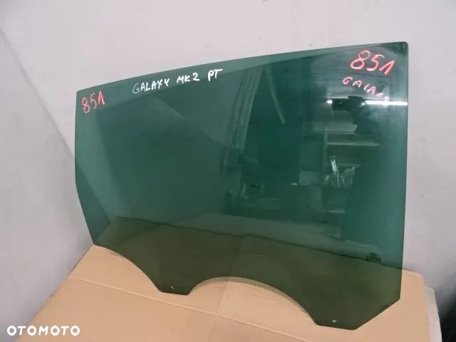 SZYBA BOCZNA DRZWI PRAWY TYŁ FORD GALAXY MK2 NR851 - 1