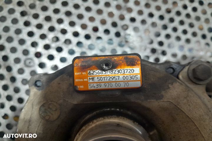 TURBOSUFLANTA 1.5 DCI EURO 5 625683H82303720/54399700070 MX1253 Nissa - 2