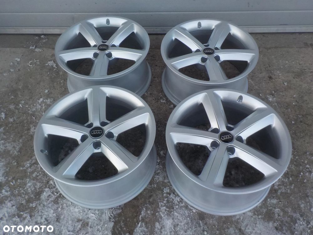 AUDI A4 B8 A5 FELGI ALUMINIOWE R18 8.5J ET29 5X112 OE AUDI 8T0601025M PROSTE! - 1
