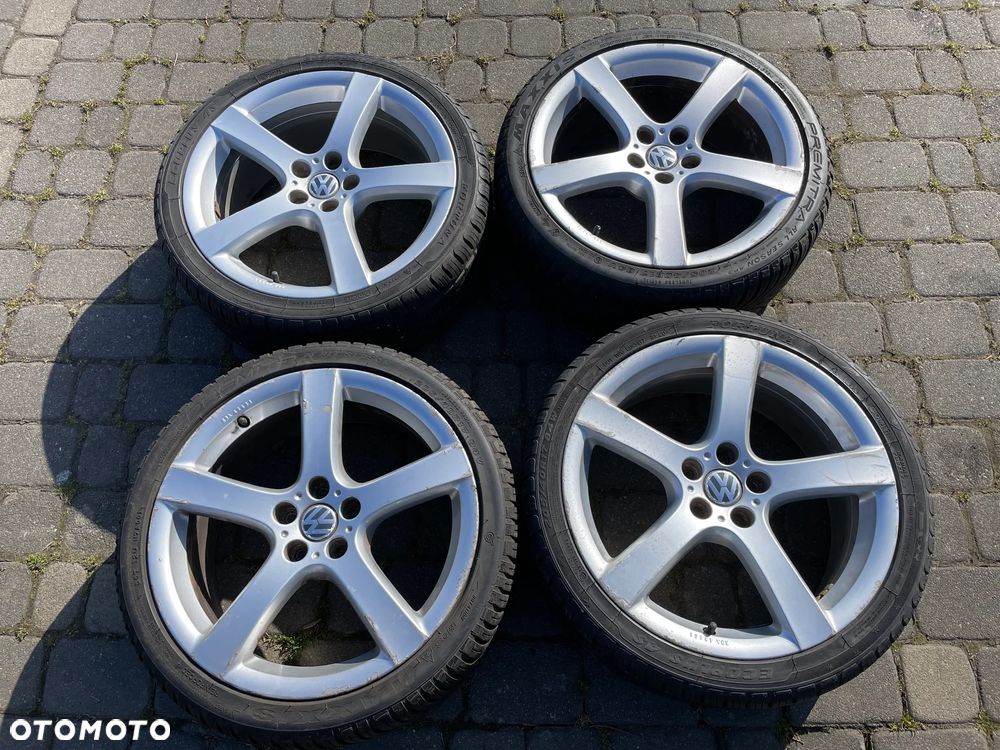VW POLO SKODA FABIA SEAT IBIZA FELGI ALUMINIOWE ET38 KOŁA opony 5x100 205/40/17 nowe - 1