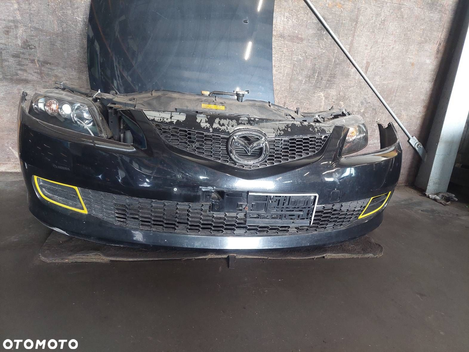 KOMPLETNY PRZÓD MASKA ZDERZAK BŁOTNIKI LAMPY MAZDA 6 I LIFT GG GY 16W - 7