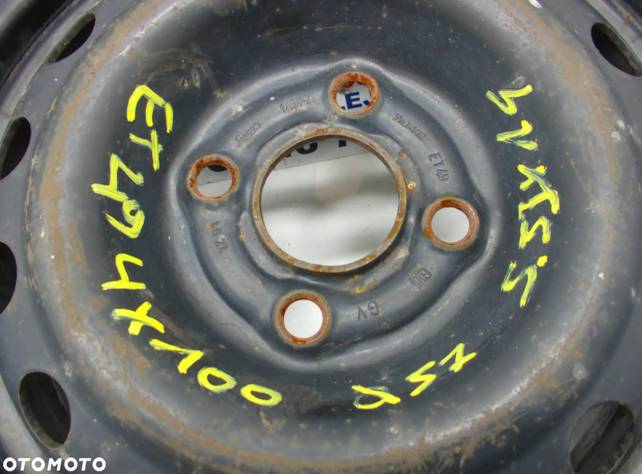Felgi stalowe Opel 4x100 5.5Jx14 ET49 - 4